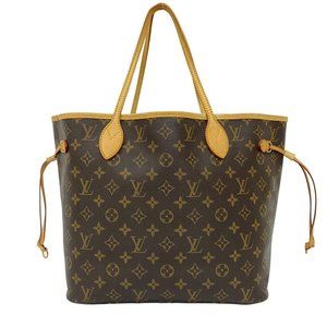 LOUIS VUITTON Neverfull MM Monogram Leather Tote Bag, Handbag, Semi-Shoulder ...